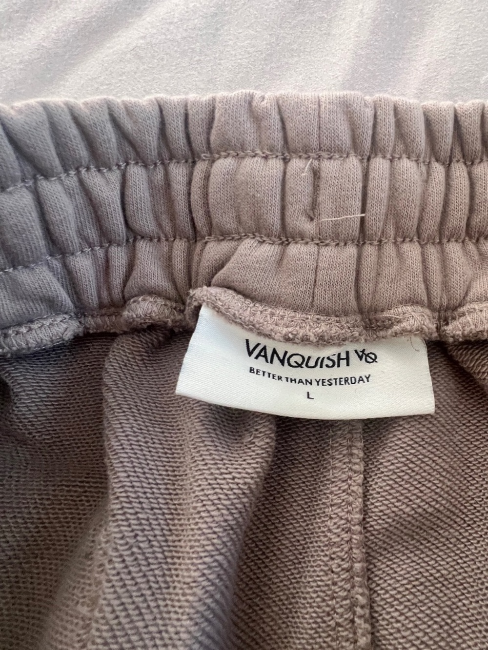 VANQUISH FITNESS fleece gym pants , size L, super cozy , slim fit , - Picture 4 of 7